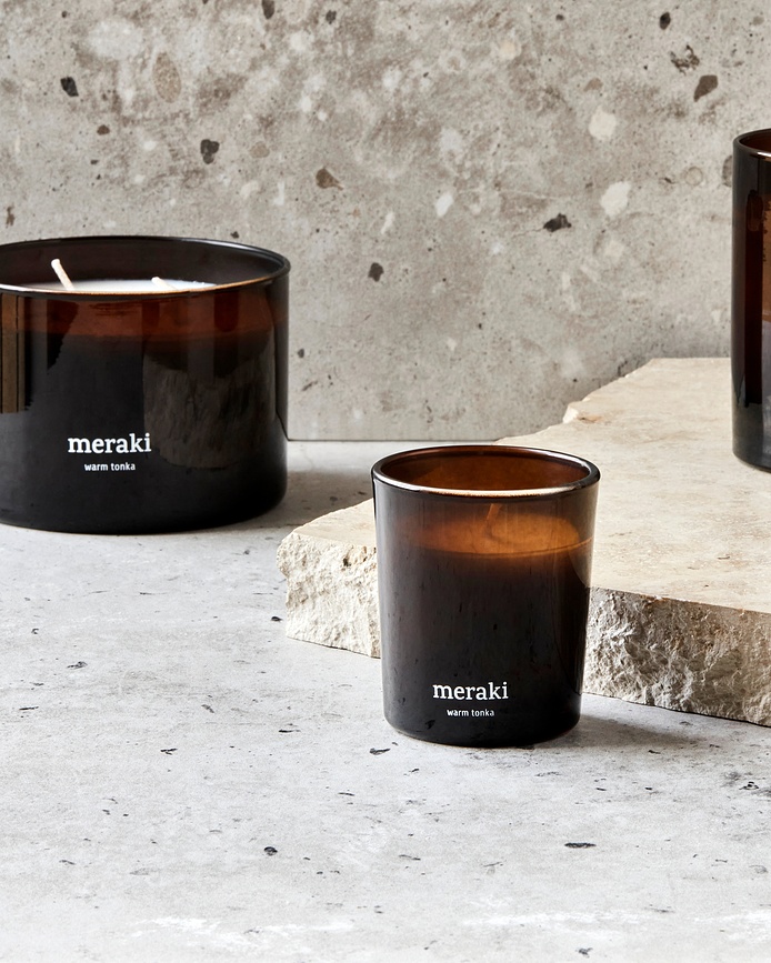 Meraki Oud Leaf Bougie Parfumée, petite