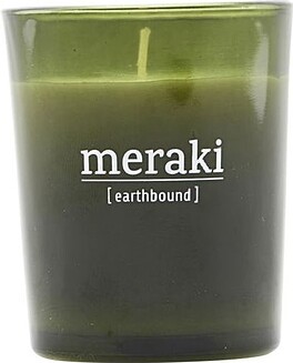 Meraki Earthbound Lõhnaküünal väike rohelises klaasis