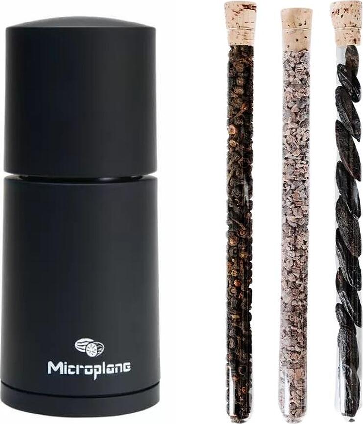 Gourmet Moulin à Épices avec épices pour pâtisserie, Set 4 pièces