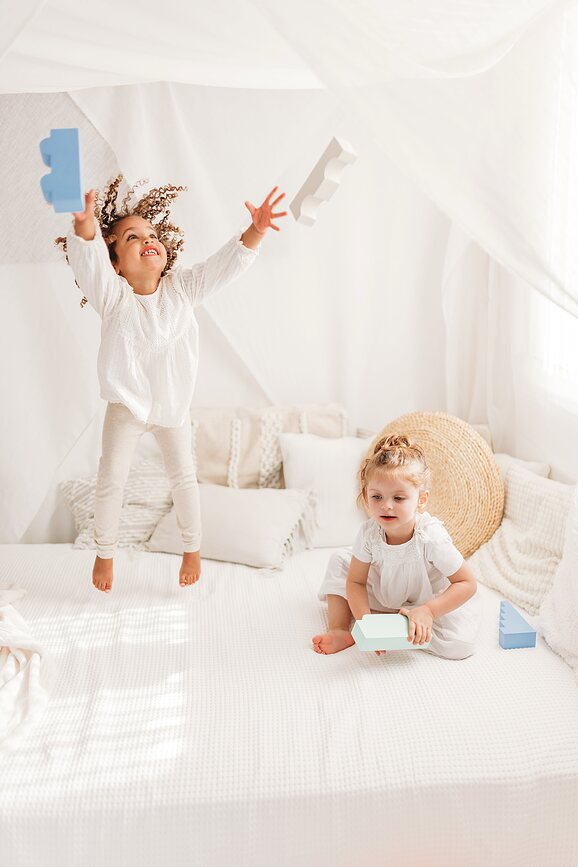 Bloques Puzzle Blocks, colores del cielo, 11 piezas