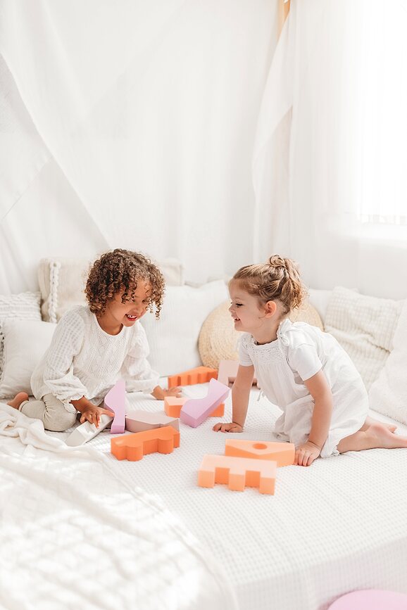 Bloques Puzzle Blocks, colores del cielo, 11 piezas