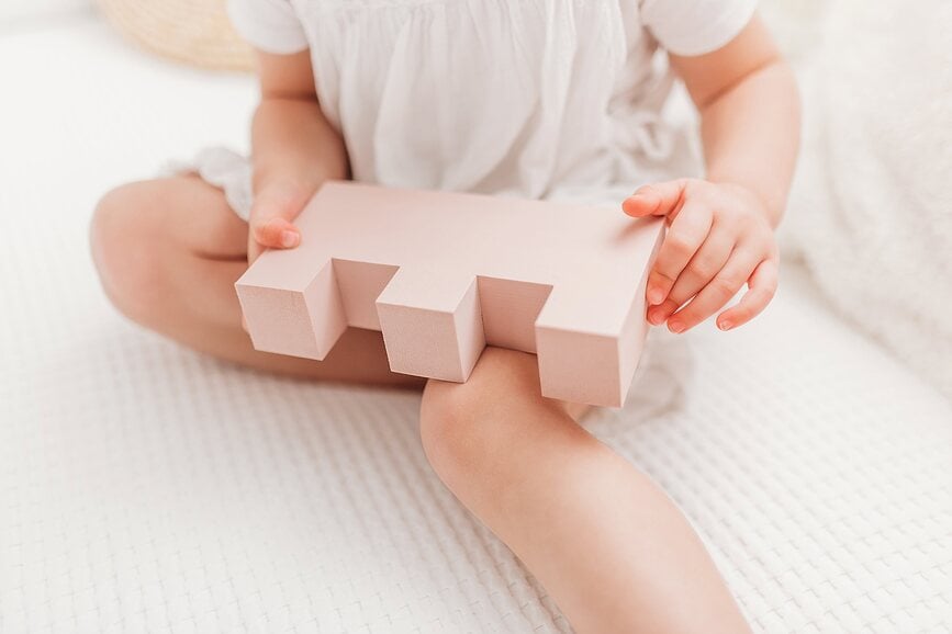 Bloques Puzzle Blocks, colores del cielo, 11 piezas