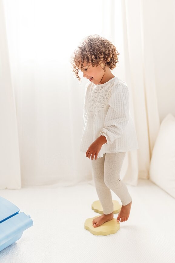 Juego de Equilibrio Stepping, conchas, Set de 5 piezas