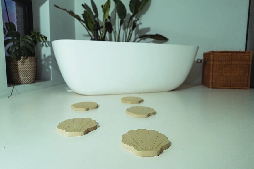 Juego de Equilibrio Stepping, conchas, Set de 5 piezas