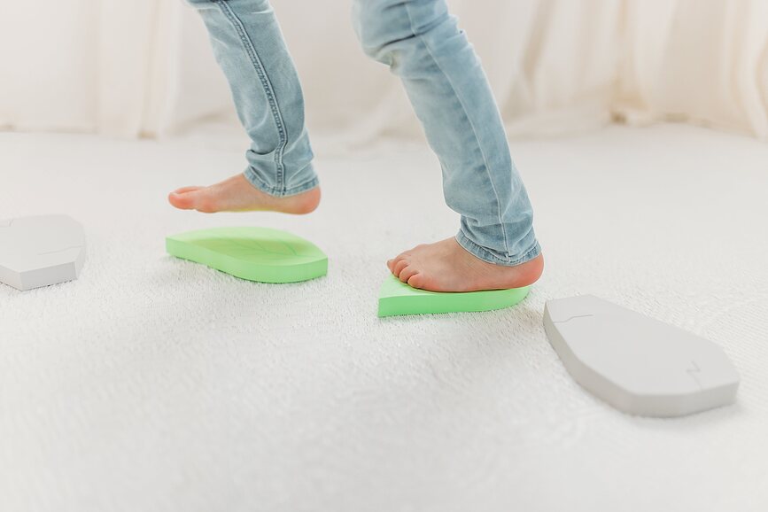 Juego de Equilibrio Stepping, conchas, Set de 5 piezas