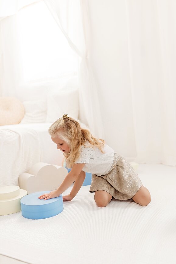 Juego de motricidad Rainbow Chair, tonos tierra, Set de 5 piezas