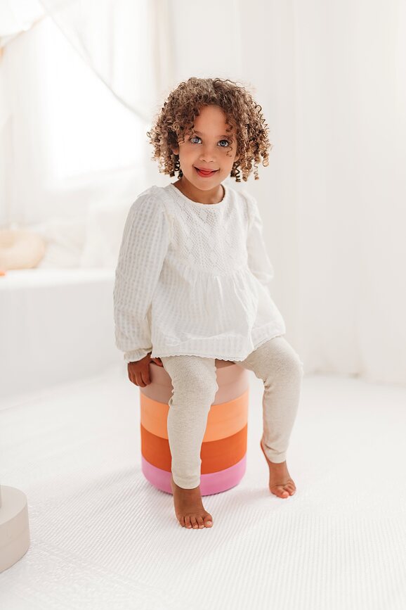 Juego de motricidad Rainbow Chair, tonos tierra, Set de 5 piezas