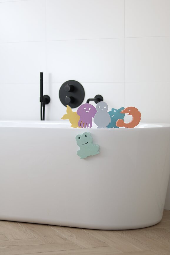 Juguetes de Baño Waterfun, pastel, Pack de 6