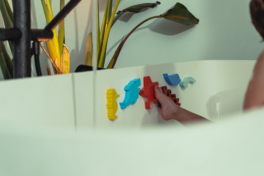 Juguetes de Baño Waterfun, pastel, Pack de 6