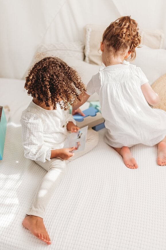 Puzzle Blocks Blocs de Construction, couleurs ciel, Set 11 pièces