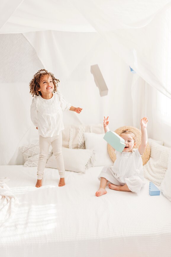 Puzzle Blocks Blocs de Construction, couleurs ciel, Set 11 pièces