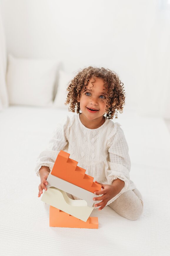 Kocke Slagalice nebeske boje 11 kom.