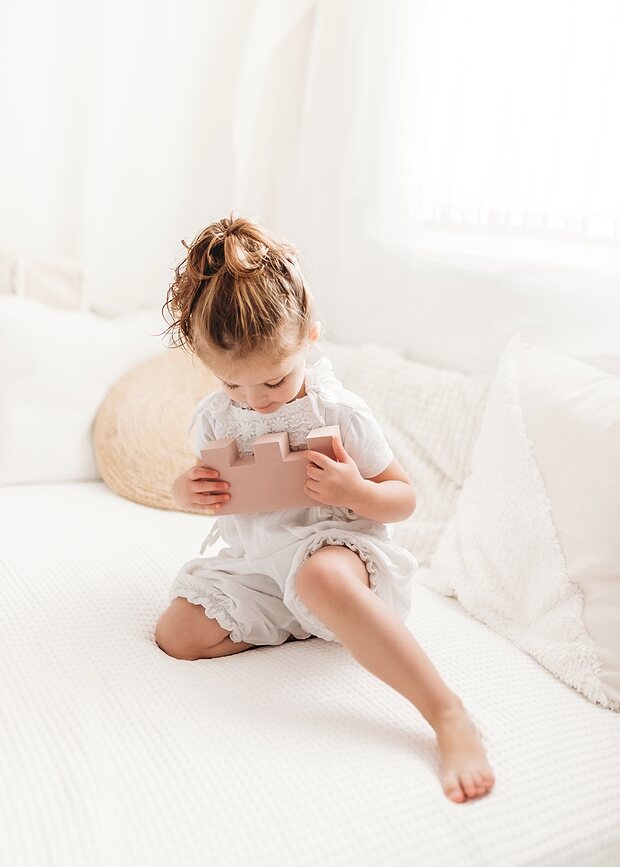 Puzzle Blocks Kocke, v barvah neba, 11 kosov