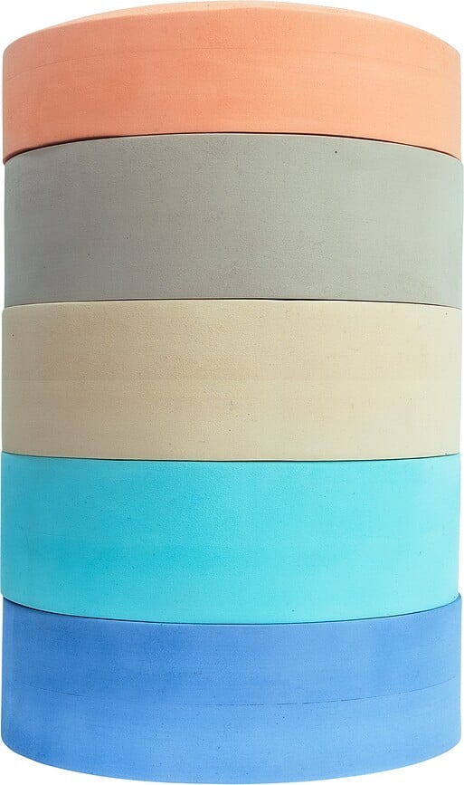 Rainbow Chair Aktivitetsleksak, pastell, 5 delar