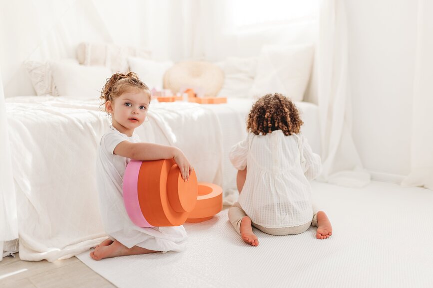 Rainbow Chair Σετ Κινητικής Δραστηριότητας, γήινα χρώματα, Σετ 5 τεμαχίων