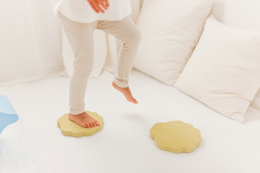 Stepping Jeu d'équilibre Coquillages, Lot de 5