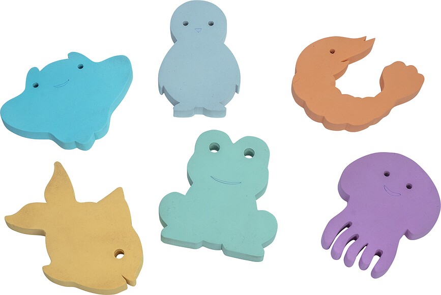 Waterfun Badespielzeuge pastellfarben 6 St.