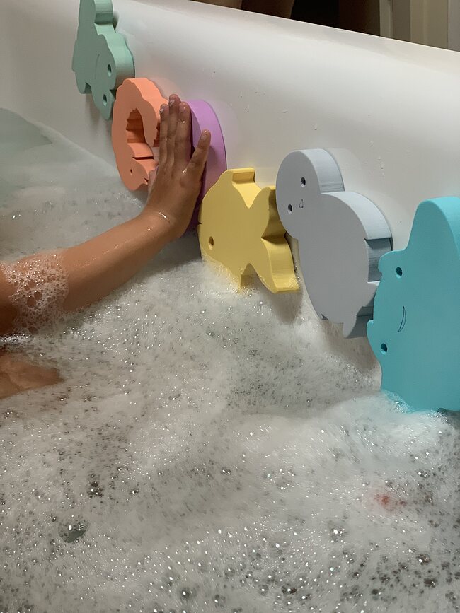 Waterfun Igračke za kupanje pastelne 6 kom.