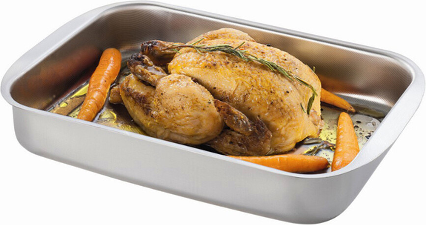 Al Forno Plat à Four 19 x 25 cm, acier inoxydable