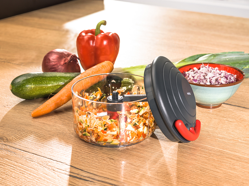 Cortadora de verduras Speedy, gris