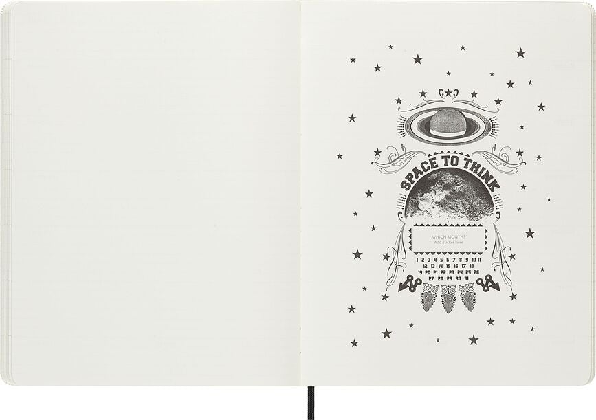 Agenda de tapa dura Moleskine Lorenzo Petrantoni, XL, con estuche de regalo