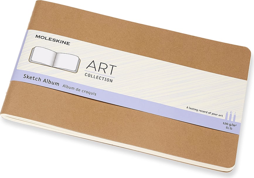 Álbum de Bocetos de tapa dura Moleskine Sketch Album, 19 x 19 cm, 120 g/m²