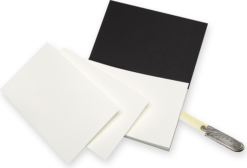 Bloc de Acuarela Moleskine Watercolour XL, 300 g/m², negro, 20 páginas