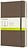 Блокнот Moleskine L, гладкий, earth brown