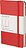 Блокнот Moleskine P гладкий, червоний, тверда обкладинка