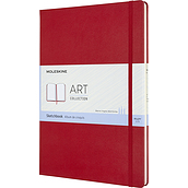 Caiet de schițe Moleskine A4 96 pagini roșu 165 g/m² copertă tare