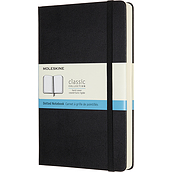 Carnet Moleskine Classic L 400 pagini negru cu picățele copertă tare