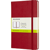 Carnet Moleskine Classic M 208 pagini roșu unicolor copertă tare