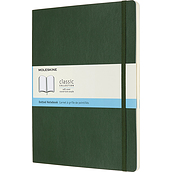 Carnet Moleskine Classic XL 192 pagini verde pădure cu picățele copertă moale