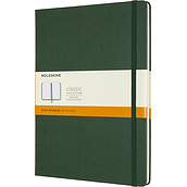 Carnet Moleskine Classic XL 192 pagini verde pădure dictando copertă tare