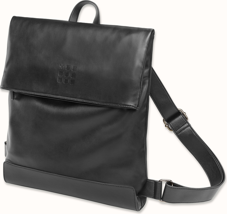 Classic Foldover Rucksack schwarz