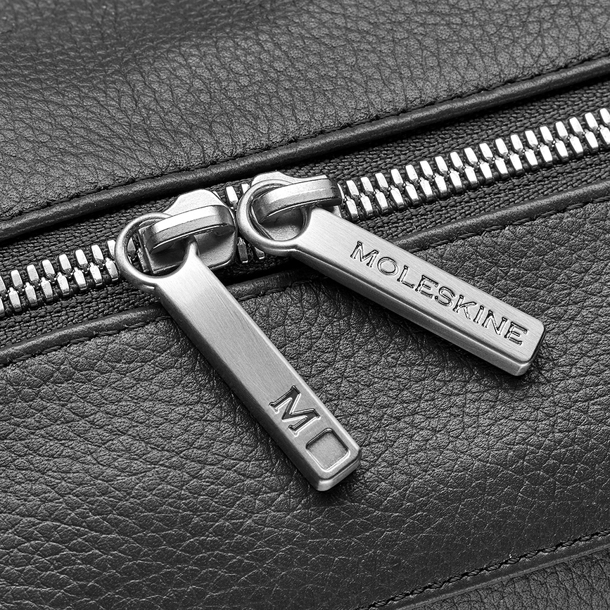 Classic Sac à Dos pour ordinateur portable, bleu saphir, en cuir