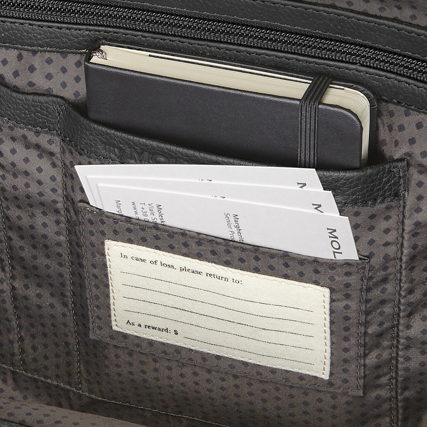 Classic Σακίδιο Πλάτης για Laptop, δερμάτινο, ζαφειρί