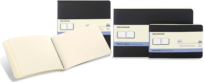 Cuaderno de Bocetos de tapa blanda Moleskine, 19 x 19 cm