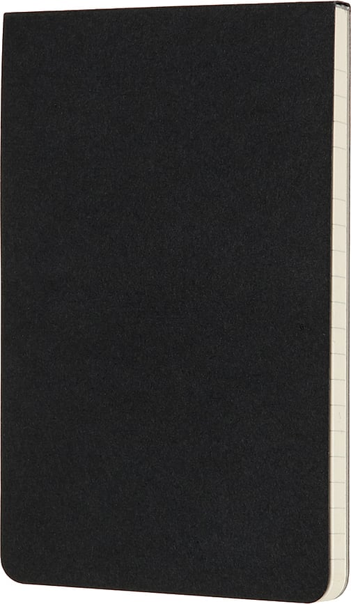 Cuaderno de reportero Moleskine Pro Pad P, de tapa blanda, negro