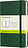 Cuaderno liso Moleskine P, tapa dura, verde bosque