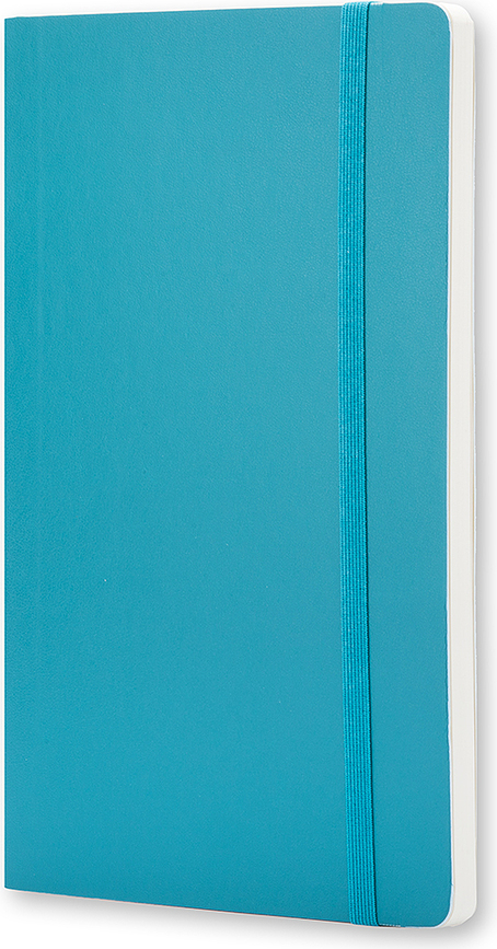 Cuaderno de puntos Moleskine, tamaño L, 192 páginas, azul zafiro, tapa blanda