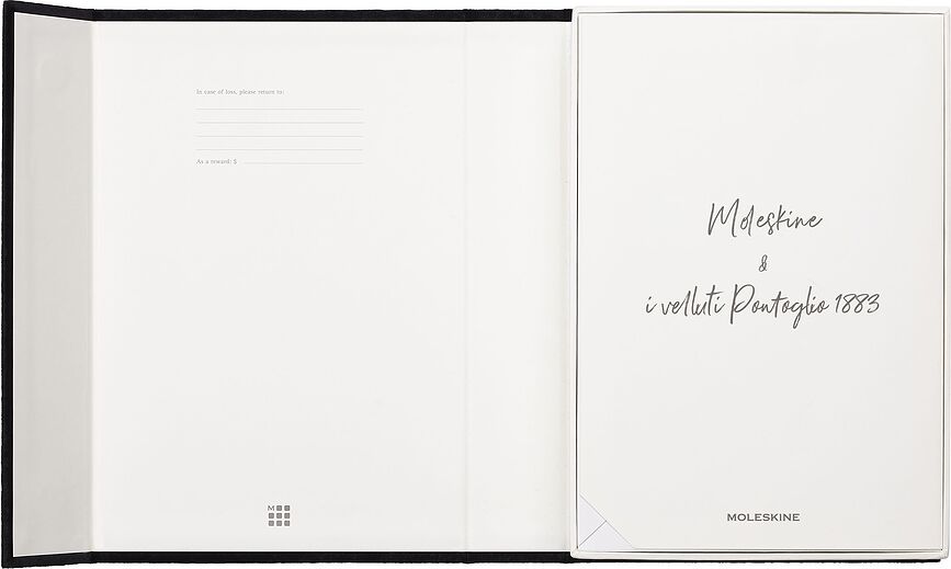 Cuaderno Moleskine Velvet, rayado, Talla L, verde