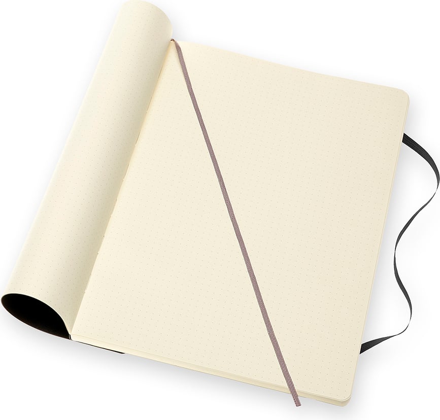 Cuaderno punteado Moleskine Classic, A4, 192 páginas, negro, tapa blanda