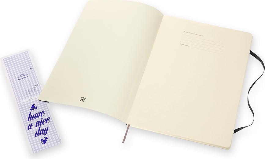 Cuaderno punteado Moleskine Classic, A4, 192 páginas, negro, tapa blanda