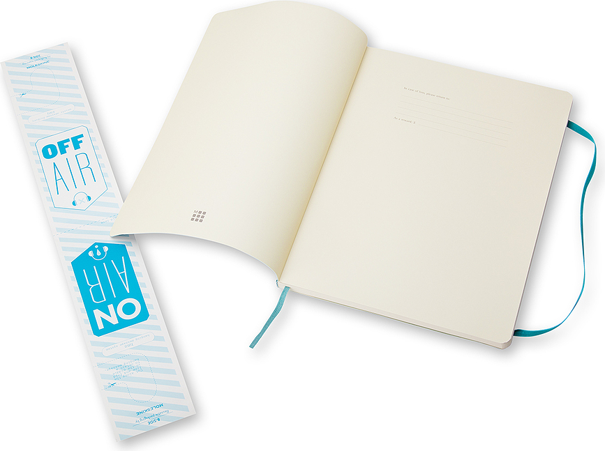 Libreta Moleskine rayada, L, 192 páginas, tapa blanda, roja