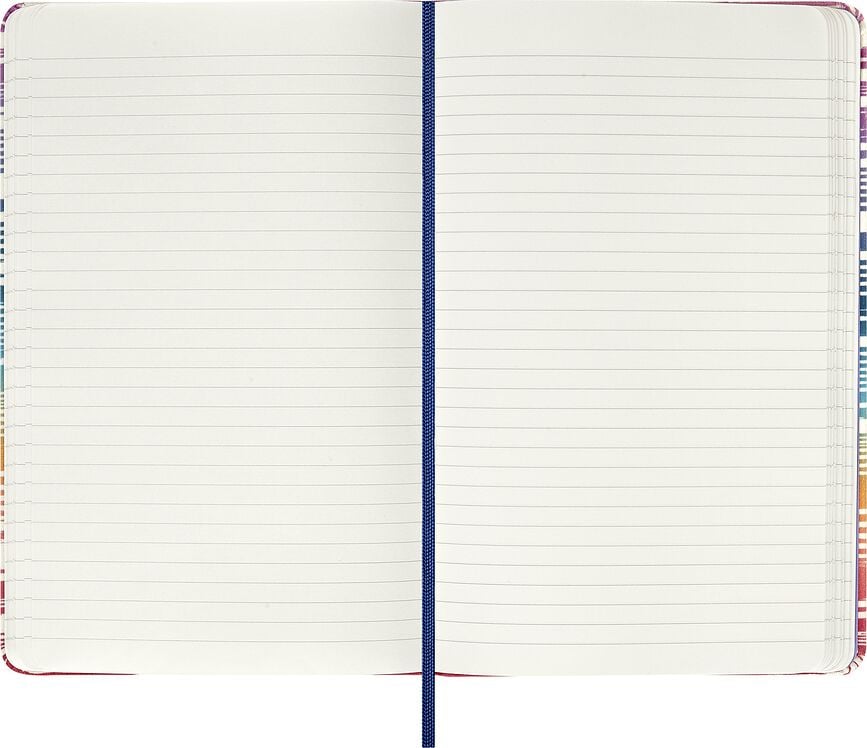 Cuaderno rayado Moleskine Sakura Missoni Flame, talla L, edición limitada