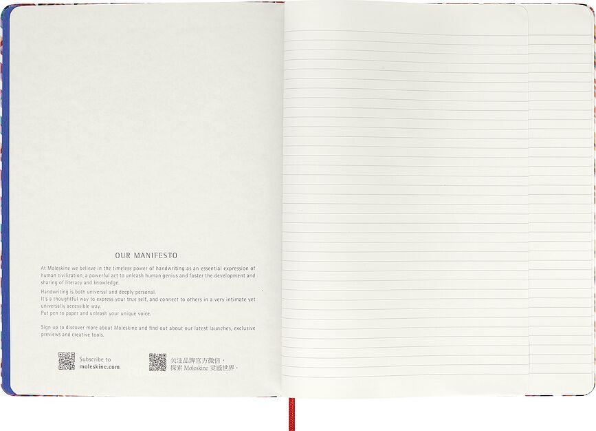 Cuaderno rayado Moleskine Sakura Missoni Zigzag, XL, edición limitada