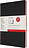 Cuadernos de tapa blanda Moleskine Subject Cahier, A4, 160 páginas, negro y rojo, Pack de 2 unidades