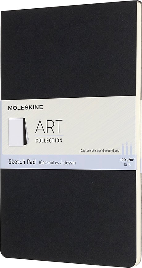 Eskizų knygelė Moleskine Art Sketch Pad 120 g/m² L 48 puslapiai