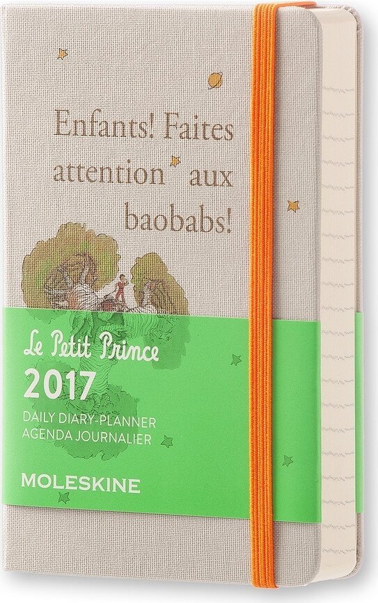 Kalendarz Moleskine 2017 12M Mały Książę dzienny P